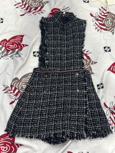 Chic Tweed Mini Dress