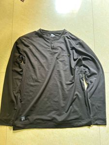 Squared Up Long Sleeve Henley Shirt