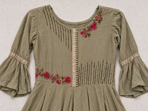 Elegant Embroidered Anarkali Gown