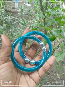 Teal blue Acrylic bangle