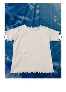 White Crop Tshirt