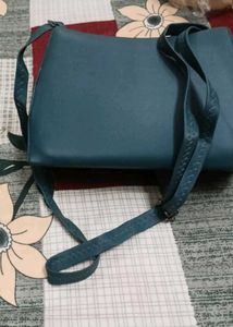 Stylish Teal Clutch Handbag
