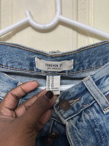 Vintage Wash Button Fly Jeans