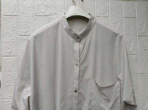 New with tag Oversized Beige Button-Up Shirt