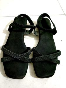 Black Strappy Sandals