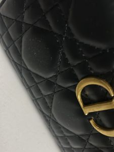 Dior Black Quilted Leather Wallet