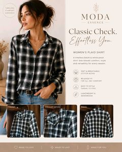 Classic Check Plaid Shirt