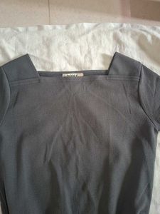 Casual Grey Short Sleeve Dress