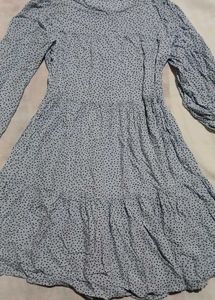 Heart Print Casual Dress