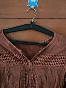 Boho Beaded Tunic Top