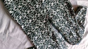 Patterned Mini Shift Dress