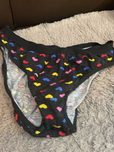 Cute Heart Print Briefs