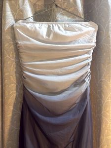 Strapless Grey Ombre Maxi Dress- wore once