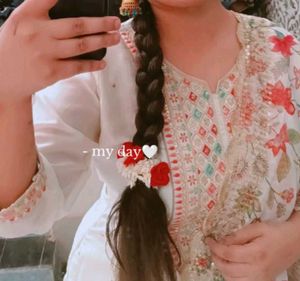 Elegant White Kurta Set with Dupatta