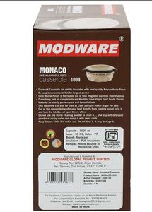 Modware Insulated Casserole 1000ml