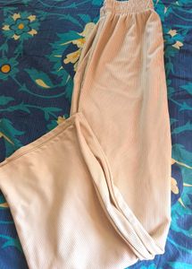 Cream Corduroy Cargo Pants