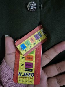 Stylish Olive Green Vest