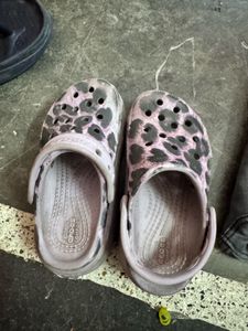 Cute Leopard Print Crocs for Kids