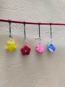 🌸Handmade Clay Phone Charms! ✨