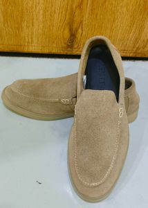 Stylish Tan Suede Loafers