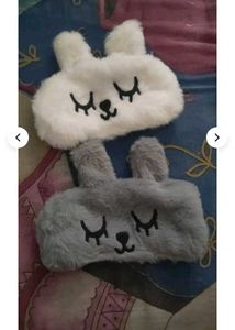 Cute Bunny Sleep Mask Set