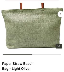 Green canvas Tote Bag