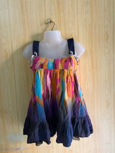 Boho Smocked Tie-Dye Tank Top