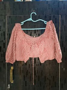 Chic Stripped cropped Top