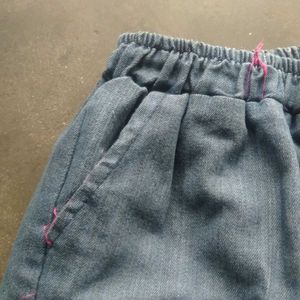 Pearl Embellished Denim Jeans