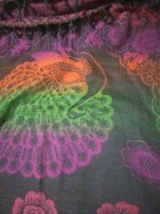 Boho Peacock Shawl