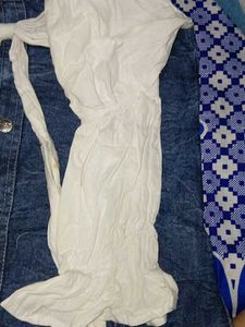Cute Bow Denim Dress