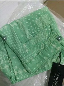 Trendy Mint Green Printed Pants