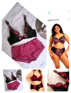 very beautiful woman bra set