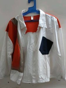 Colorblock Button-Down Loosefit Shirt