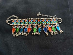 Bohemian Colorful Beaded Choker Necklace