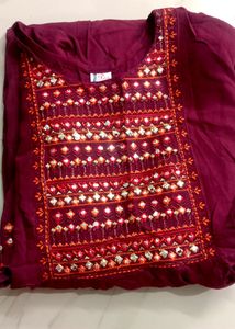 Meroon Festival Ethnic Gown
