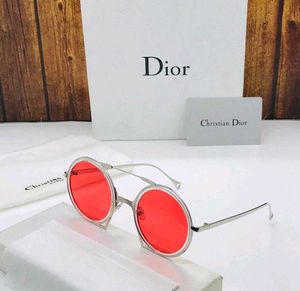 Dior Round Red Lens Sunglasses PREMIUM QUALITY