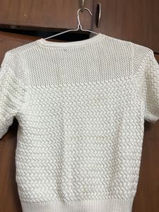 Offwhite Color Pure Crochet Top