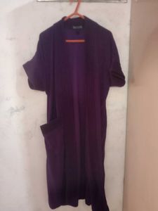 Elevanto Purple Bath robe