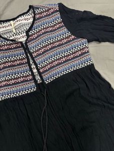 Boho Print Tunic Shrug