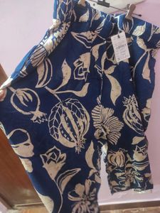 pack of 2 Westside Plus Size Floral Print Palazzos