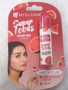 Myglamm super  Foods Color Pop Lip Balm Watermelon