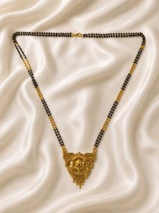 Exquisite Gold Tone Mangalsutra Pendant