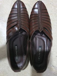 Men's Brown Leather Gladiator Sandals