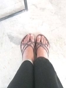 Comfortable Brown Strappy Sandals