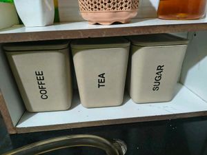 Set of 3 Kitchen Storage Canisters