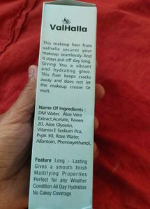 Valhalla Makeup Fixer