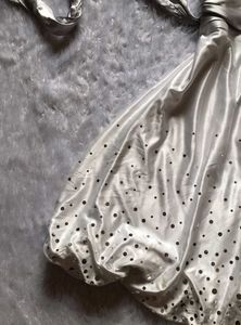 Silver Mini Party Dress