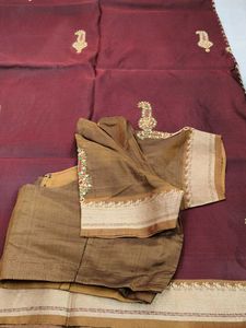 pure Kanchi pattu saree