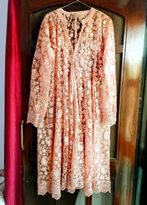 Anarkali Floral Embroidered Kurta Set